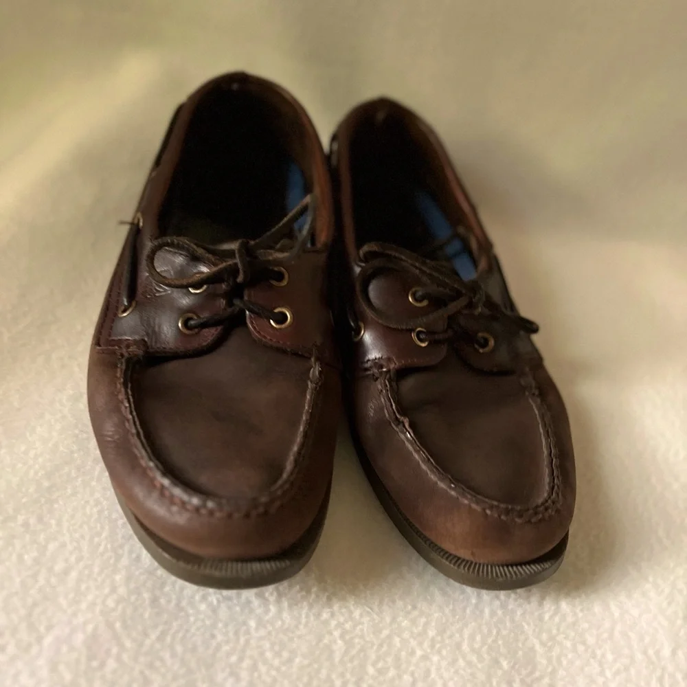 Sperry Sider Men’s size 8 1/2M Brown Leather Loafers